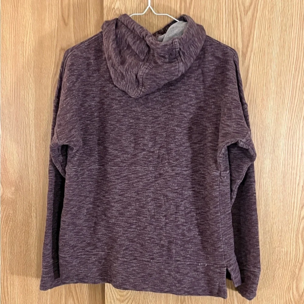 Carhartt Women's Maroon Heather Cowl Neck Hoodie Sweatshirt